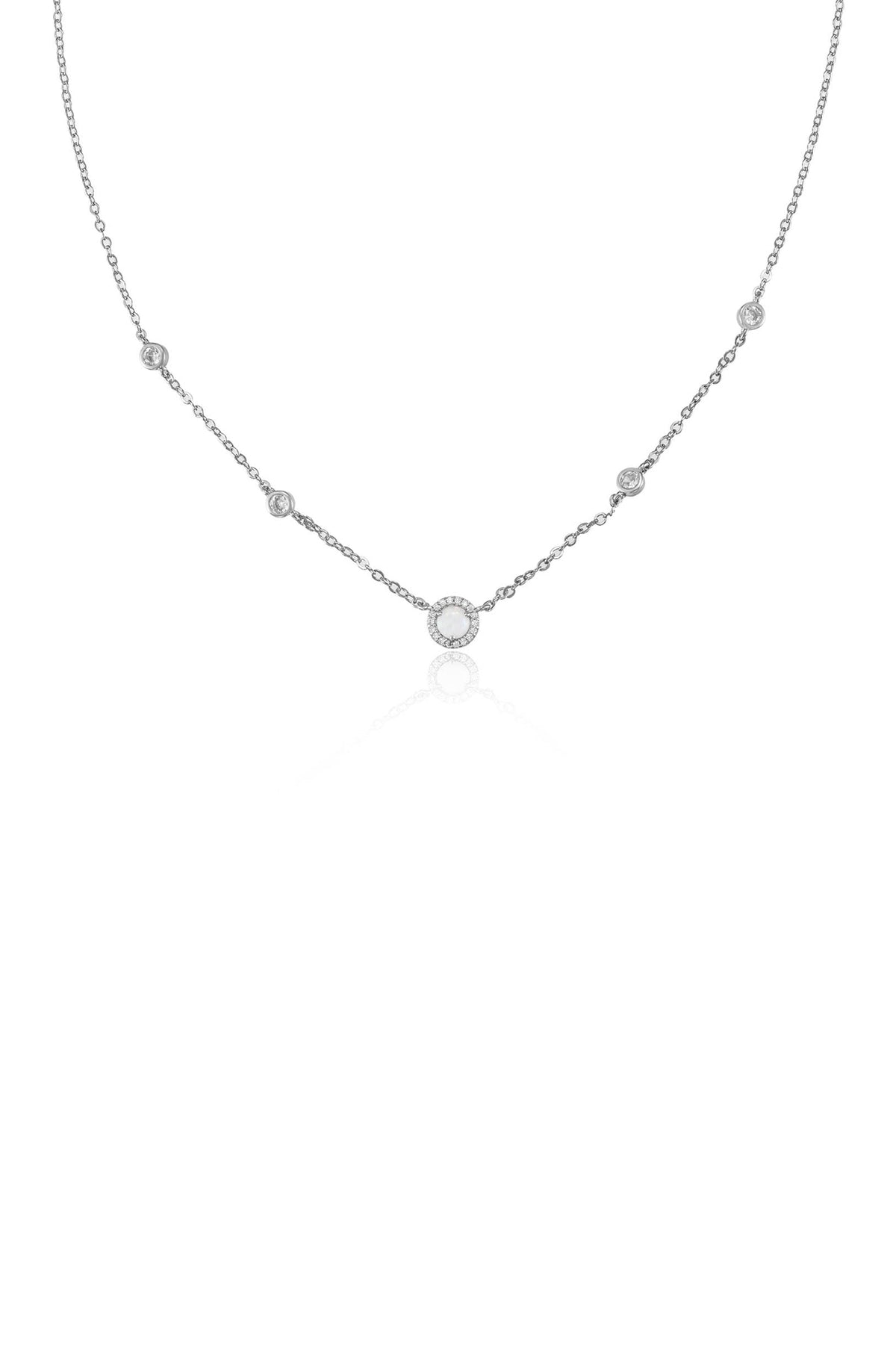 Olivia Opal and Crystal Necklace - 18k Gold Plated | Ettika