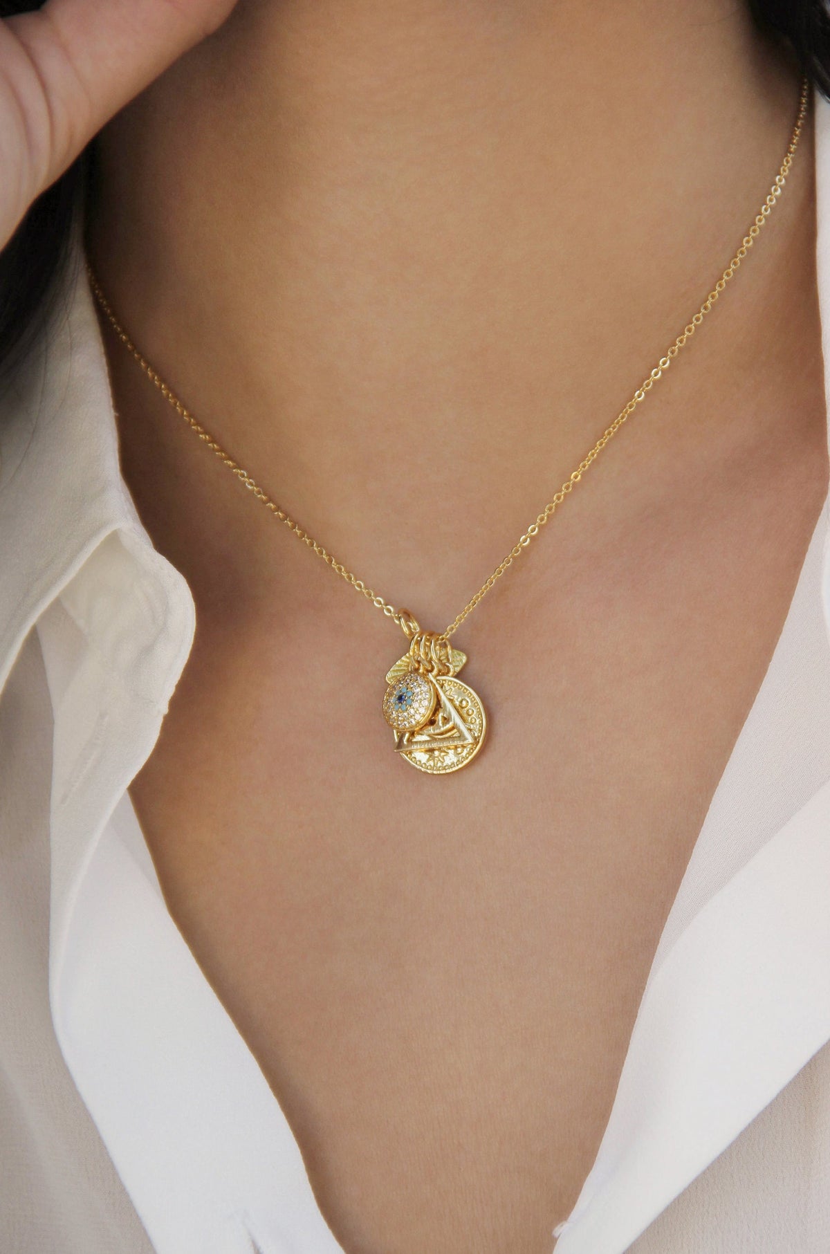 Spiritual High Charm Necklace - 18k Gold Plated | Ettika