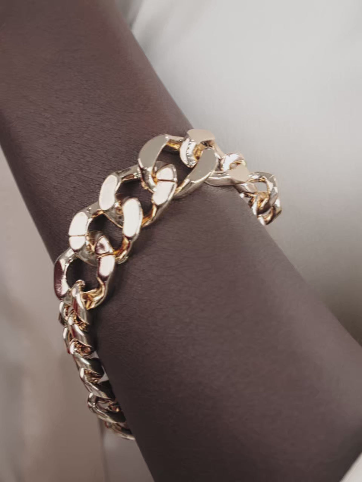 Big, Bad and Bold Chain Link Bracelet - 18k Gold Plated | Ettika