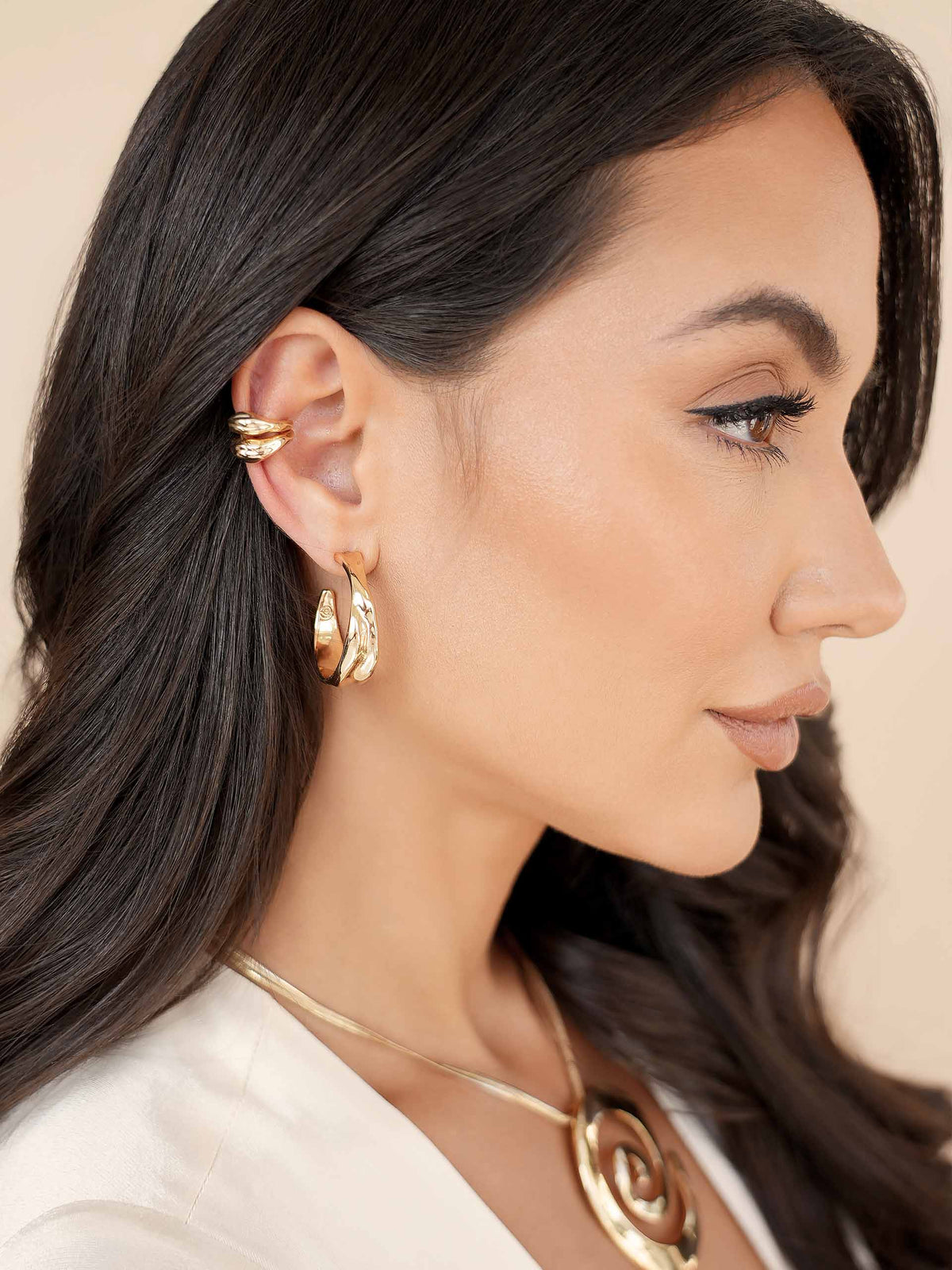 Liquid Luxe Hoops - 18k Gold Plated | Ettika