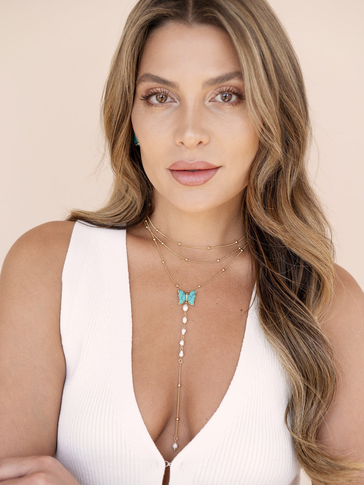 Turquoise Butterfly Set | Ettika