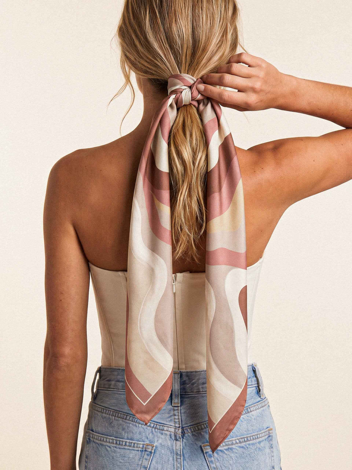 Brown Modern Organica Scarf - Warm Dune | Ettika