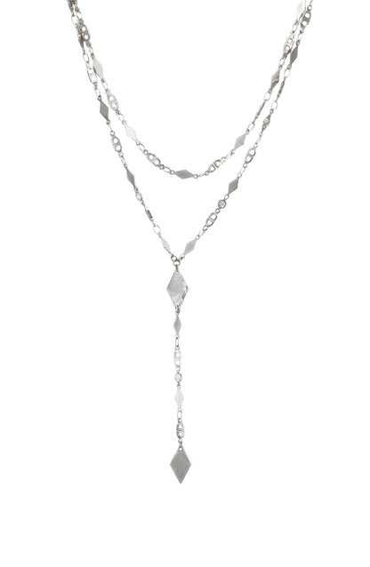 Augustine Layered Lariat Necklace - 18k Gold Plated | Ettika