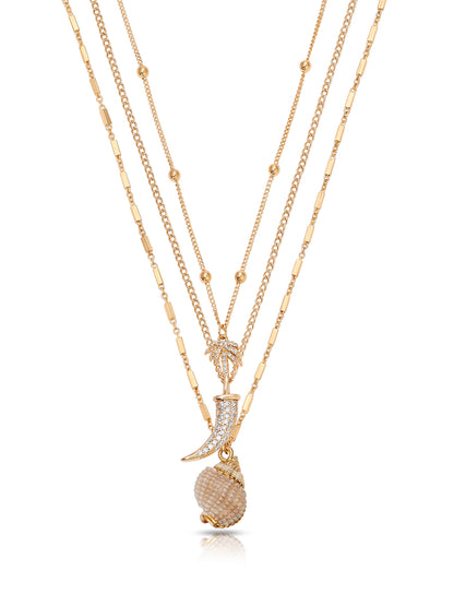 In the Tropics Necklace Set - 18k Gold Plated | Ettika