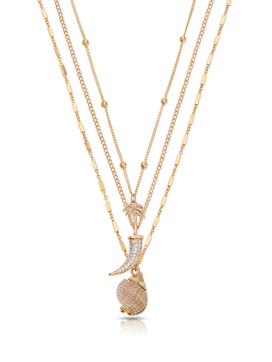 In the Tropics Necklace Set - 18k Gold Plated | Ettika