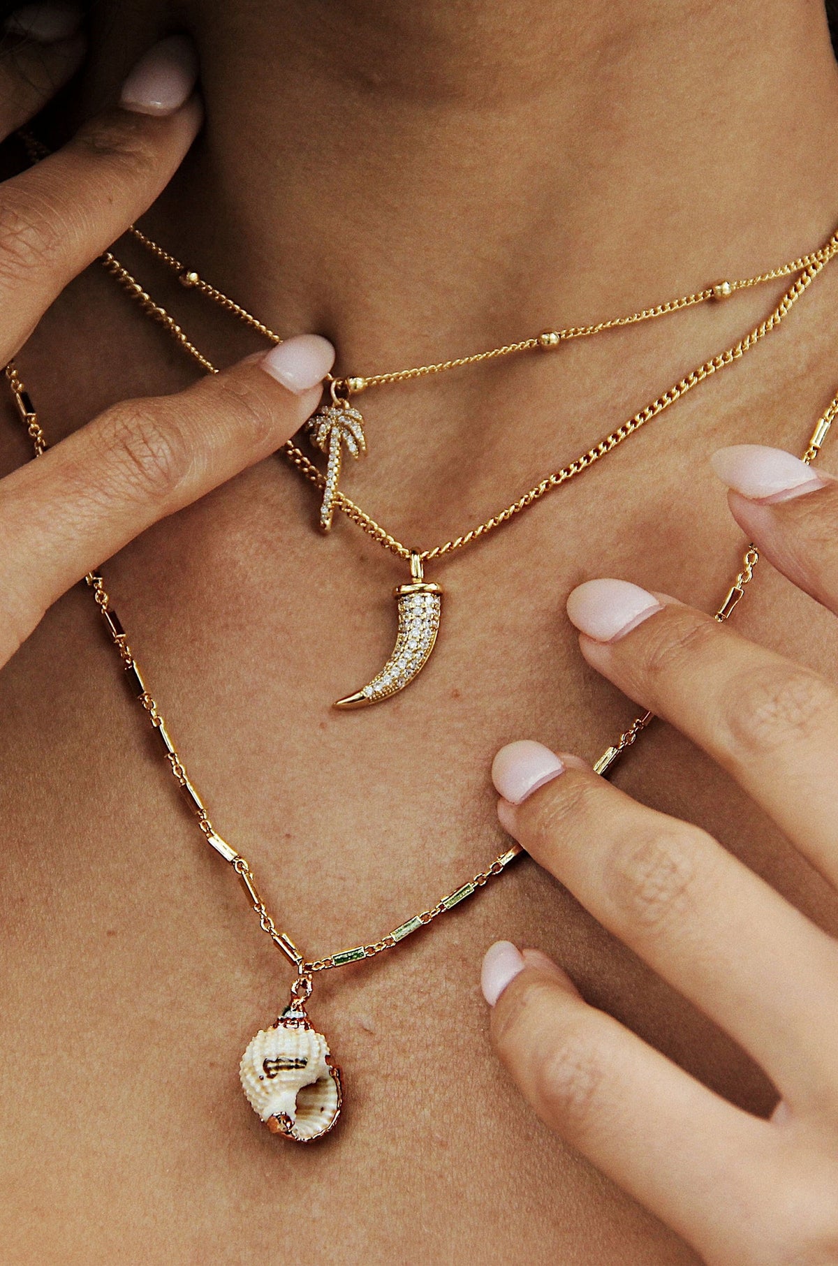 In the Tropics Necklace Set - 18k Gold Plated | Ettika