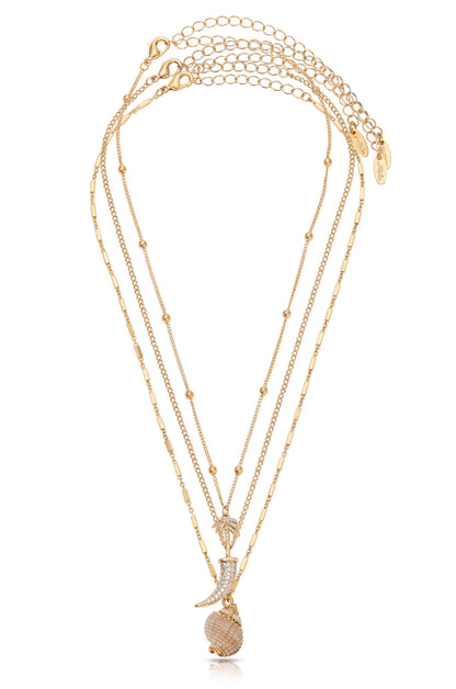 In the Tropics Necklace Set - 18k Gold Plated | Ettika