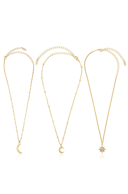Night Sky Necklace Set - 18k Gold Plated | Ettika