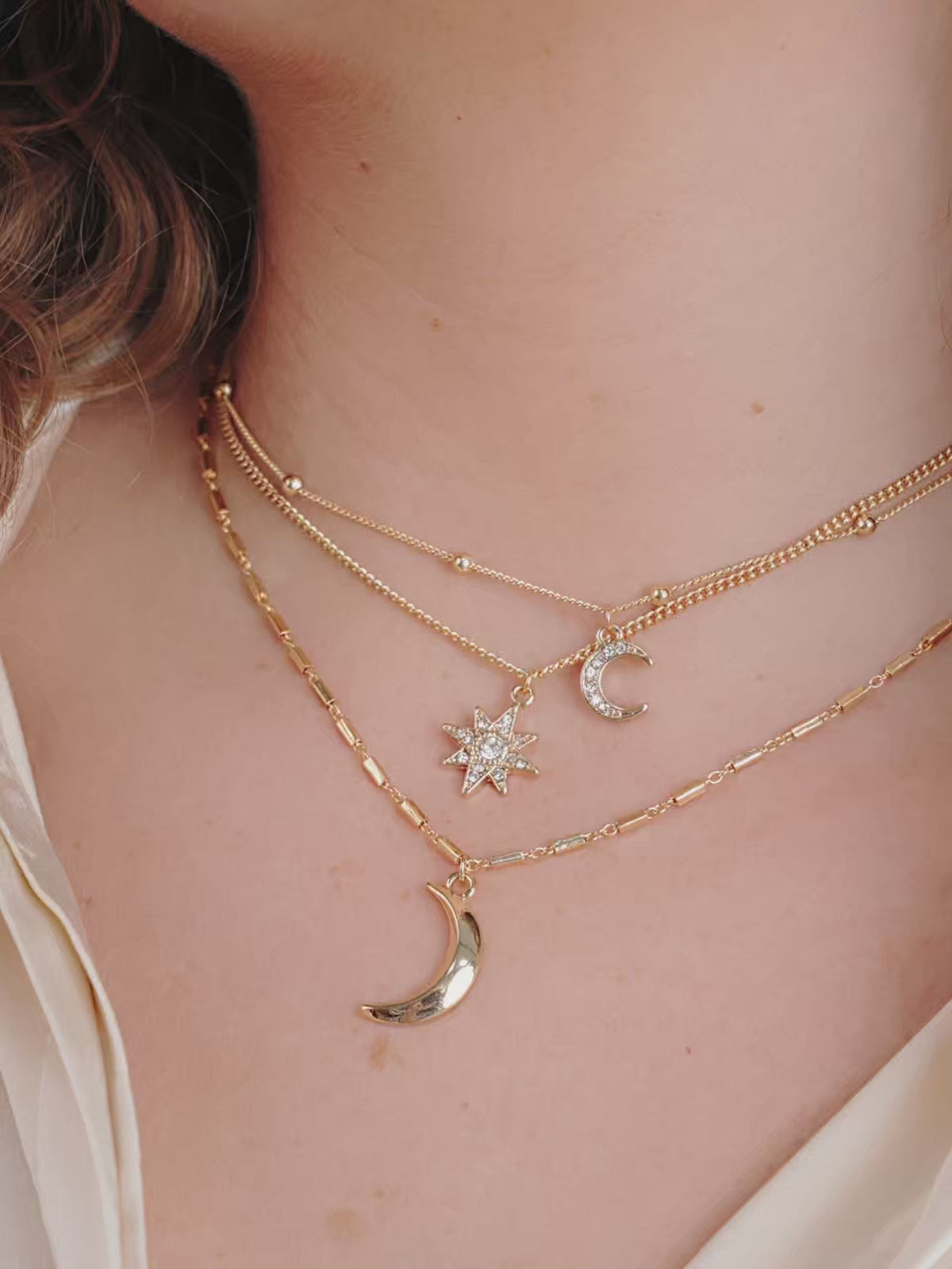 Night Sky Necklace Set - 18k Gold Plated | Ettika
