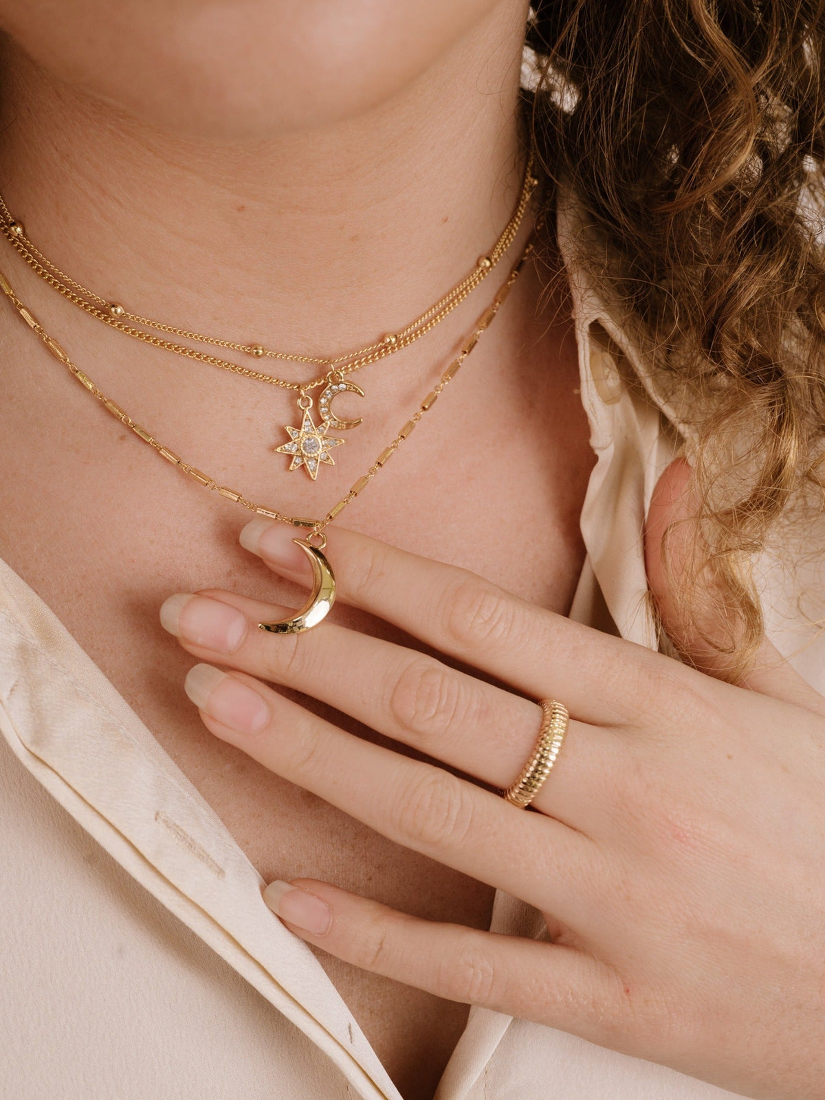 Night Sky Necklace Set - 18k Gold Plated | Ettika