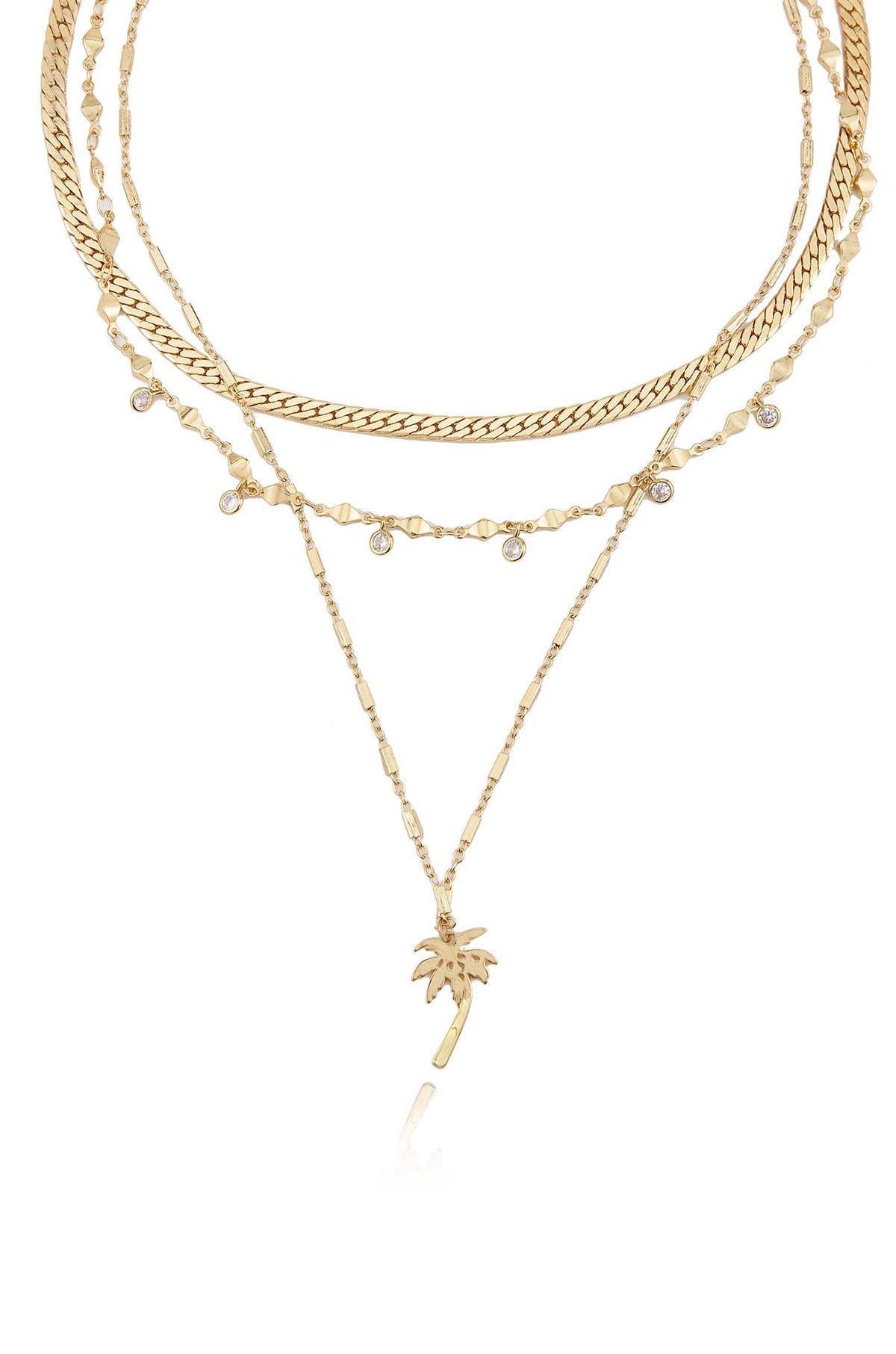 West Palm Layered Necklace - 18k Gold Plated | Ettika