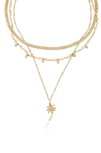 West Palm Layered Necklace - 18k Gold Plated | Ettika