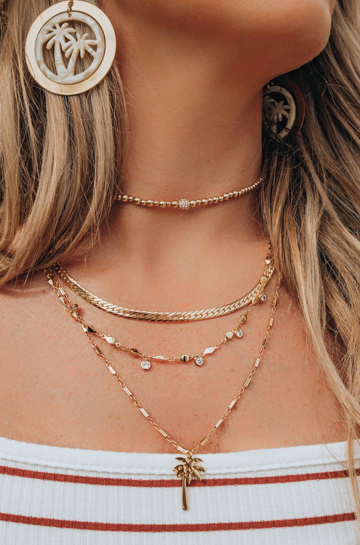 West Palm Layered Necklace - 18k Gold Plated | Ettika