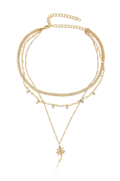 West Palm Layered Necklace - 18k Gold Plated | Ettika