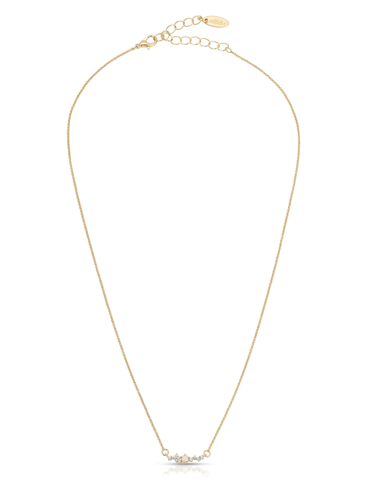 Layered Opal Lariat Necklace Set of 3 - Opal with 18k Gold Plating | Ettika