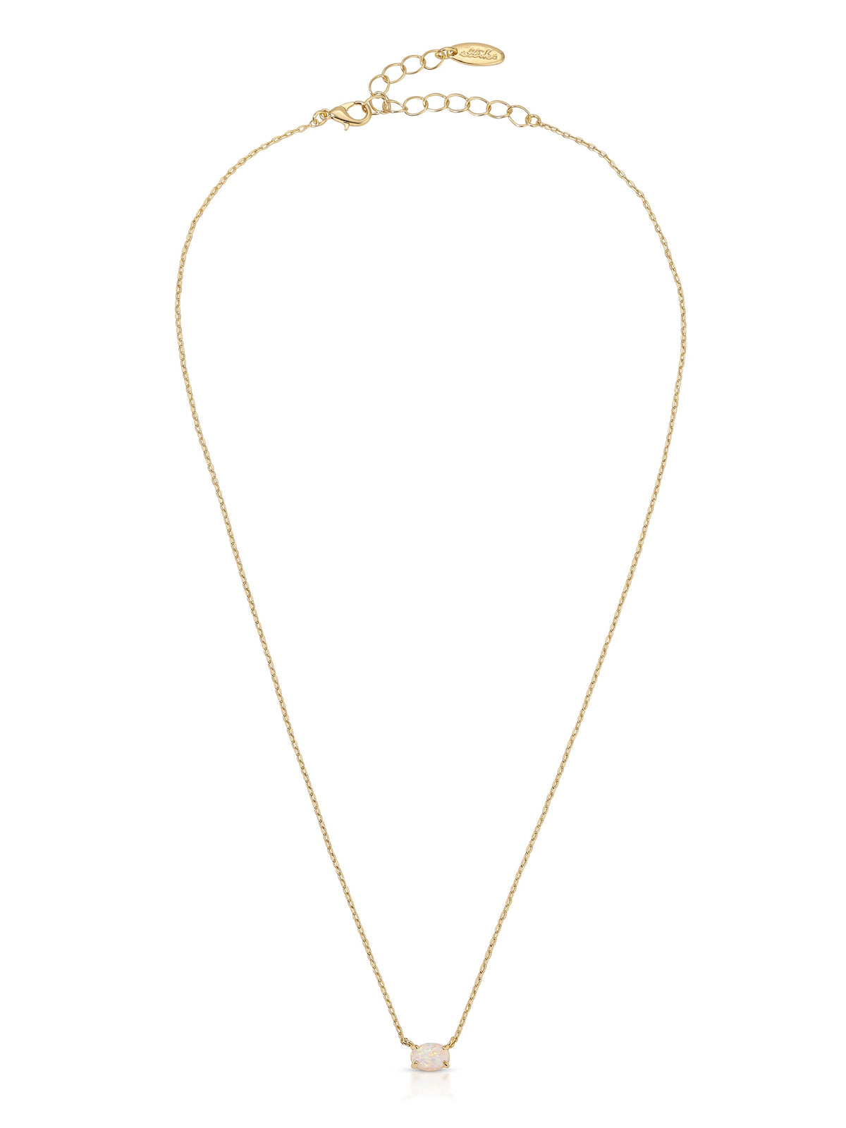 Layered Opal Lariat Necklace Set of 3 - Opal with 18k Gold Plating | Ettika