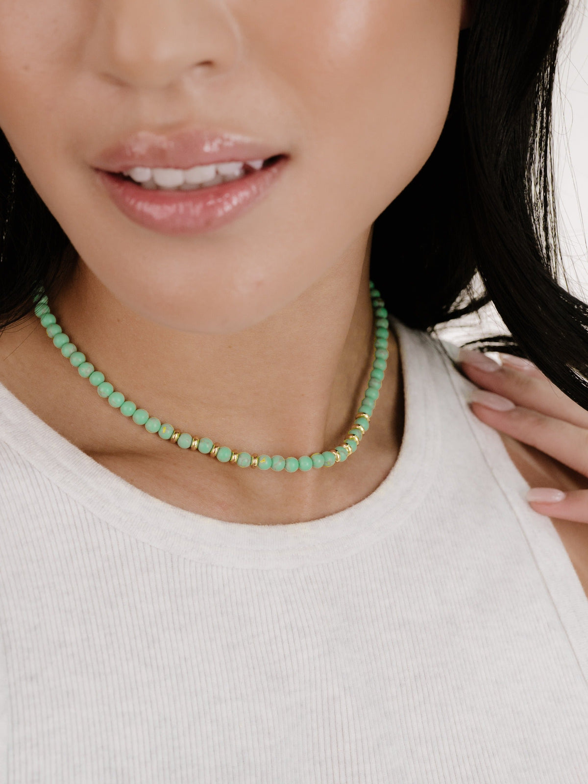 Still Surprise You Choker - Turquoise | Ettika