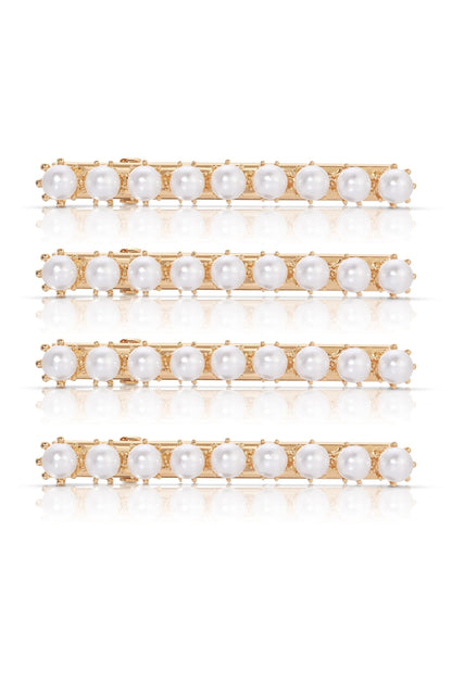 Diana Pearl Clip Set - Pearl | Ettika