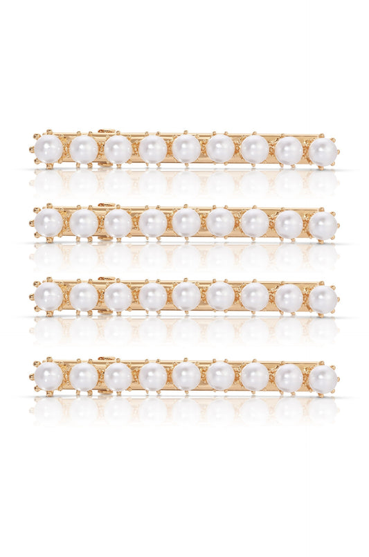 Diana Pearl Clip Set - Pearl | Ettika