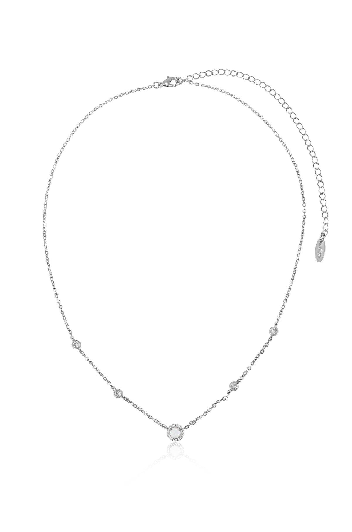 Olivia Opal and Crystal Necklace - 18k Gold Plated | Ettika