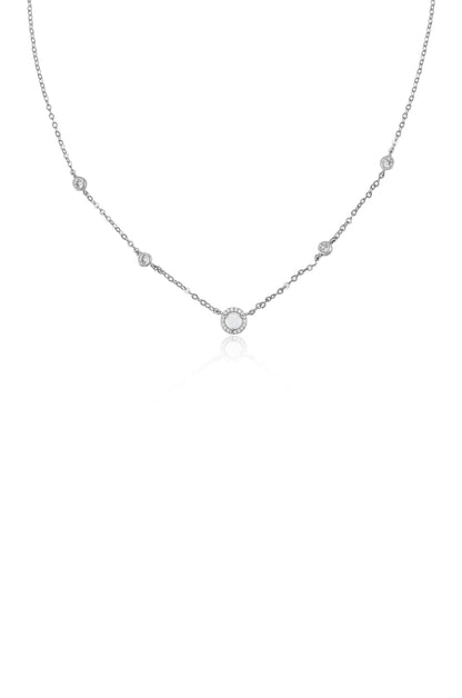 Olivia Opal and Crystal Necklace - 18k Gold Plated | Ettika