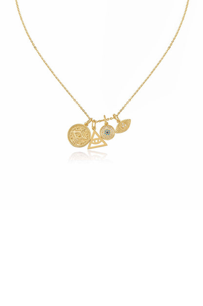 Spiritual High Charm Necklace - 18k Gold Plated | Ettika