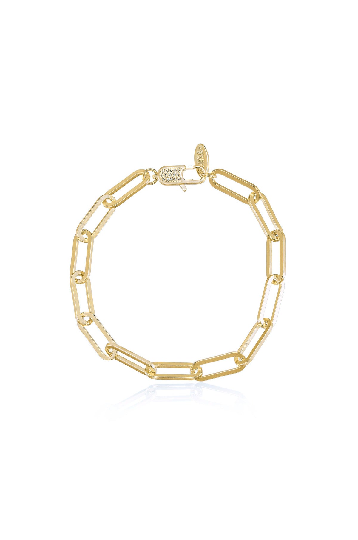 Interlinked Chain Bracelet - 18k Gold Plated | Ettika