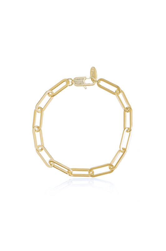 Interlinked Chain Bracelet - 18k Gold Plated | Ettika