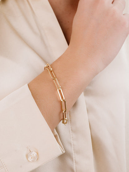 Interlinked Chain Bracelet - 18k Gold Plated | Ettika