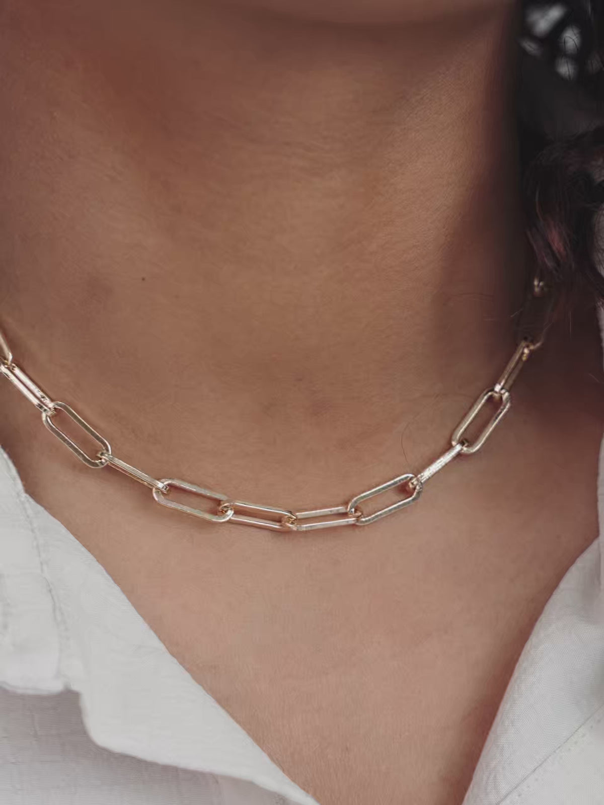 Interlinked Chain Necklace - 18k Gold Plated | Ettika