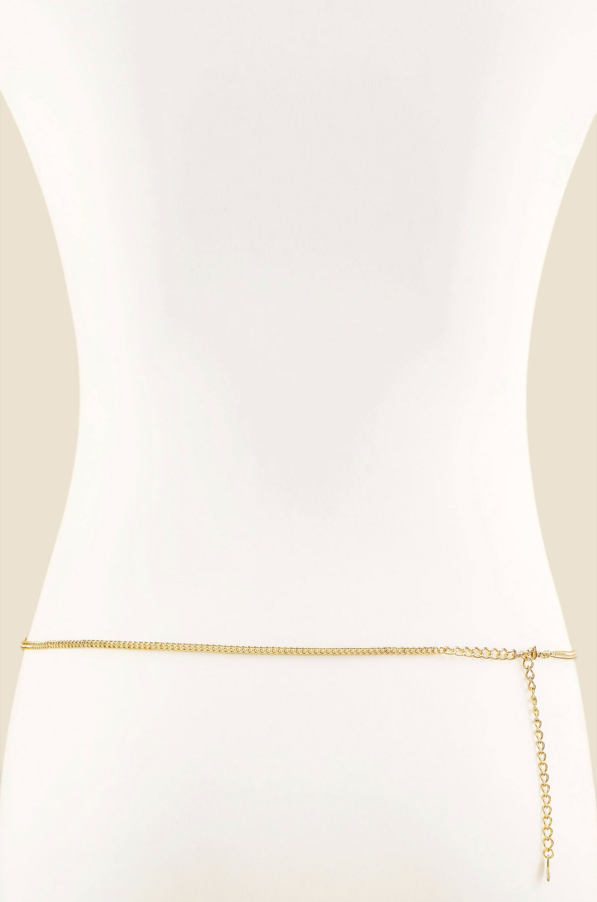 Iris Crystal and Gold Body Chain - Clear Crystals | Ettika
