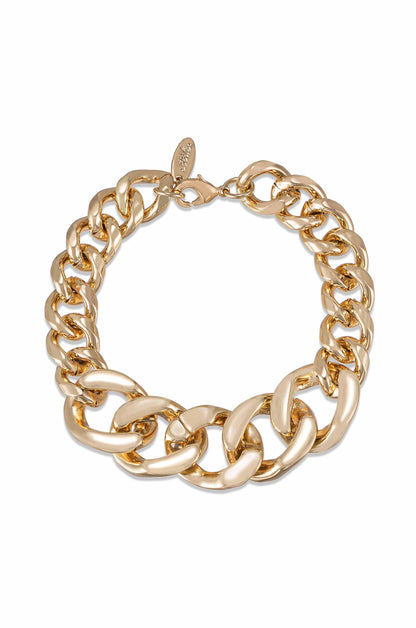 Big, Bad and Bold Chain Link Bracelet - 18k Gold Plated | Ettika