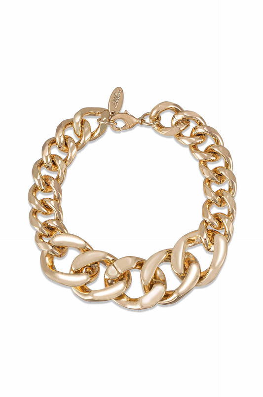 Big, Bad and Bold Chain Link Bracelet - 18k Gold Plated | Ettika