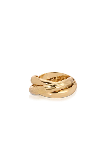 Don't Get It Twisted Ring - 18k Gold Plated | Ettika