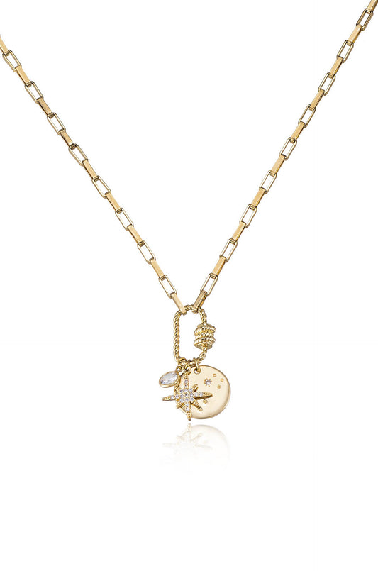 Charmed For Sure Necklace - 18k Gold Plated | Ettika