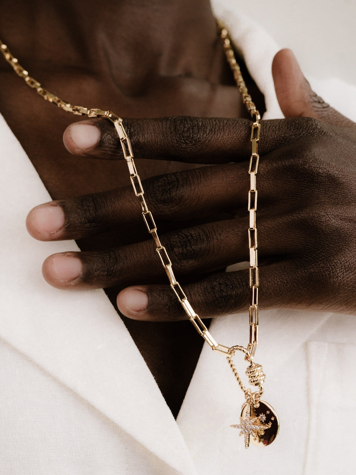 Charmed For Sure Necklace - 18k Gold Plated | Ettika