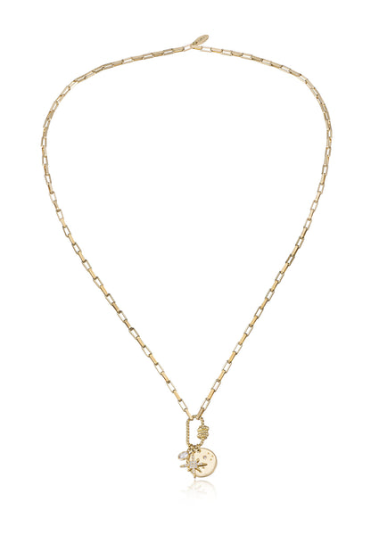Charmed For Sure Necklace - 18k Gold Plated | Ettika