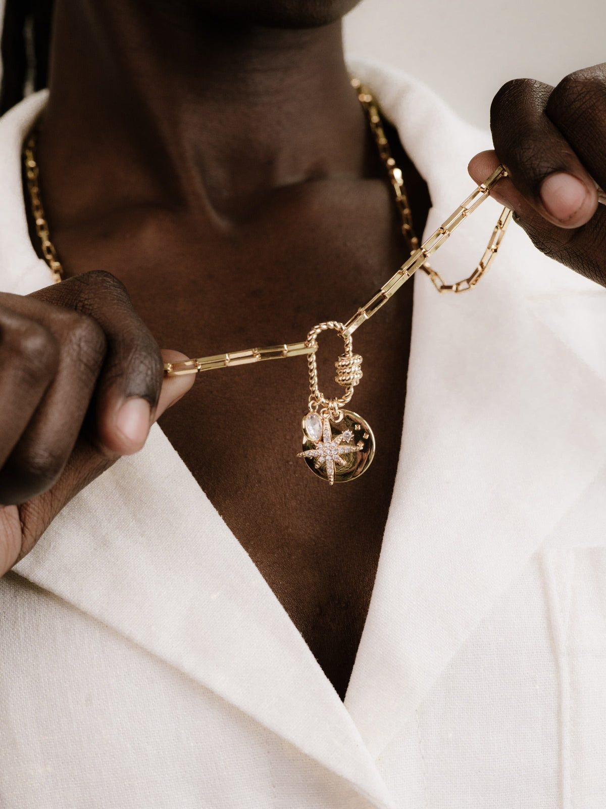 Charmed For Sure Necklace - 18k Gold Plated | Ettika
