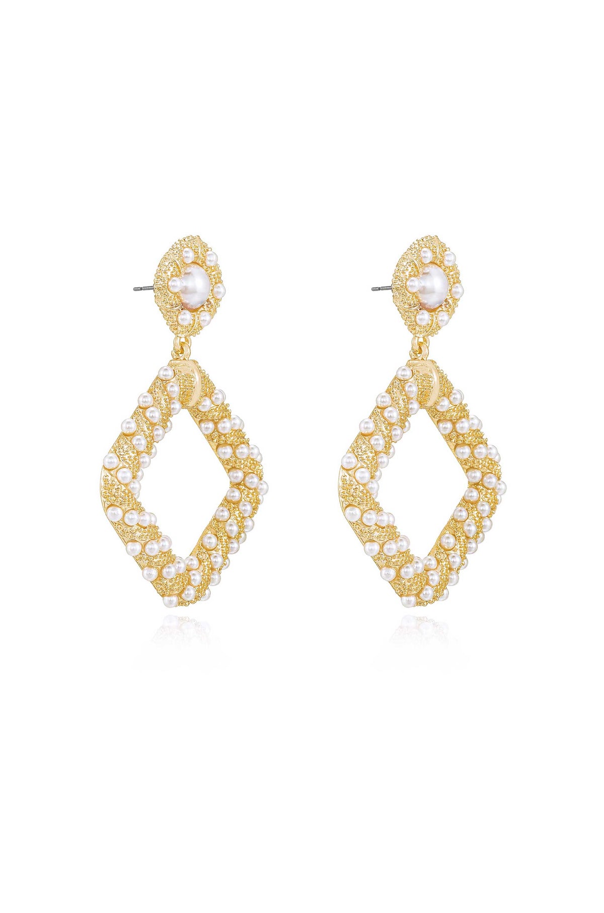 Pearl Knocker Earrings - Pearl | Ettika