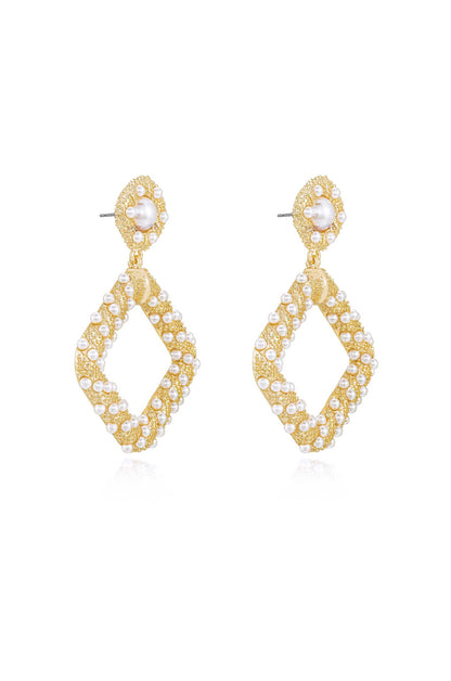 Pearl Knocker Earrings - Pearl | Ettika