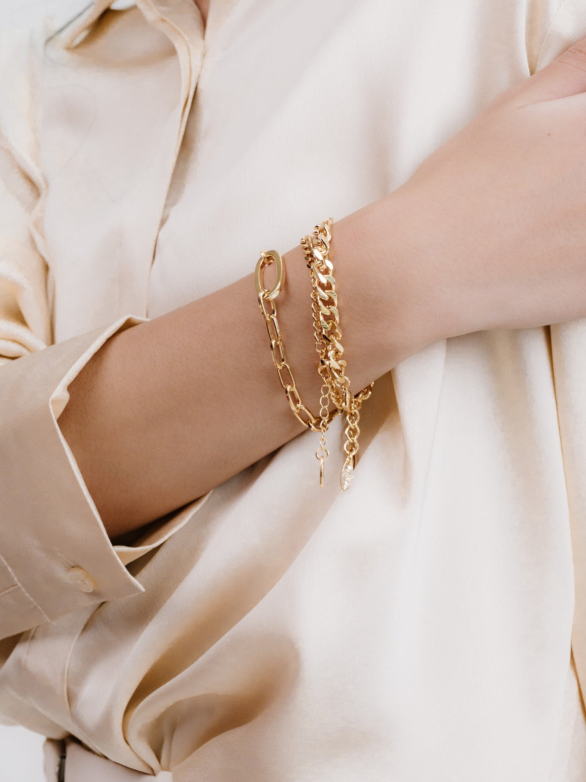 Chain Game Bracelet Set - 18k Gold Plated | Ettika