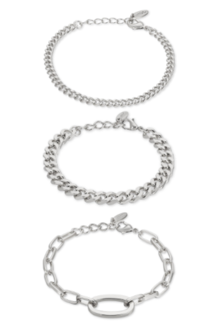 Chain Game Bracelet Set - 18k Gold Plated | Ettika