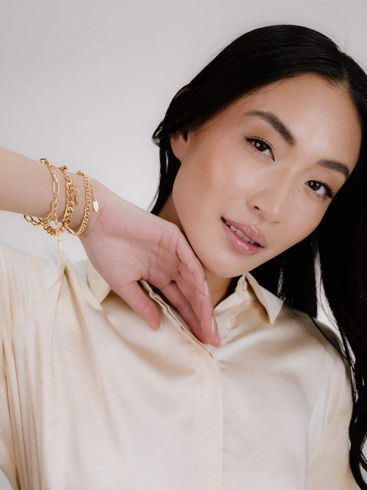 Chain Game Bracelet Set - 18k Gold Plated | Ettika