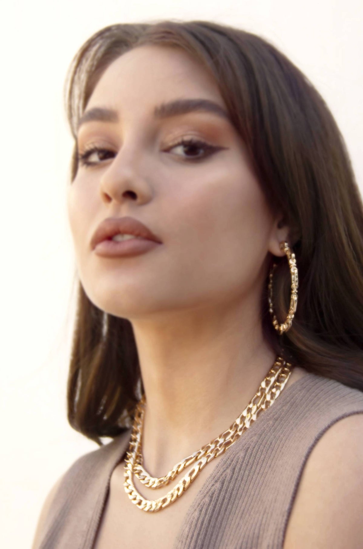 Geometry Hoop Earrings - 18k Gold Plated | Ettika