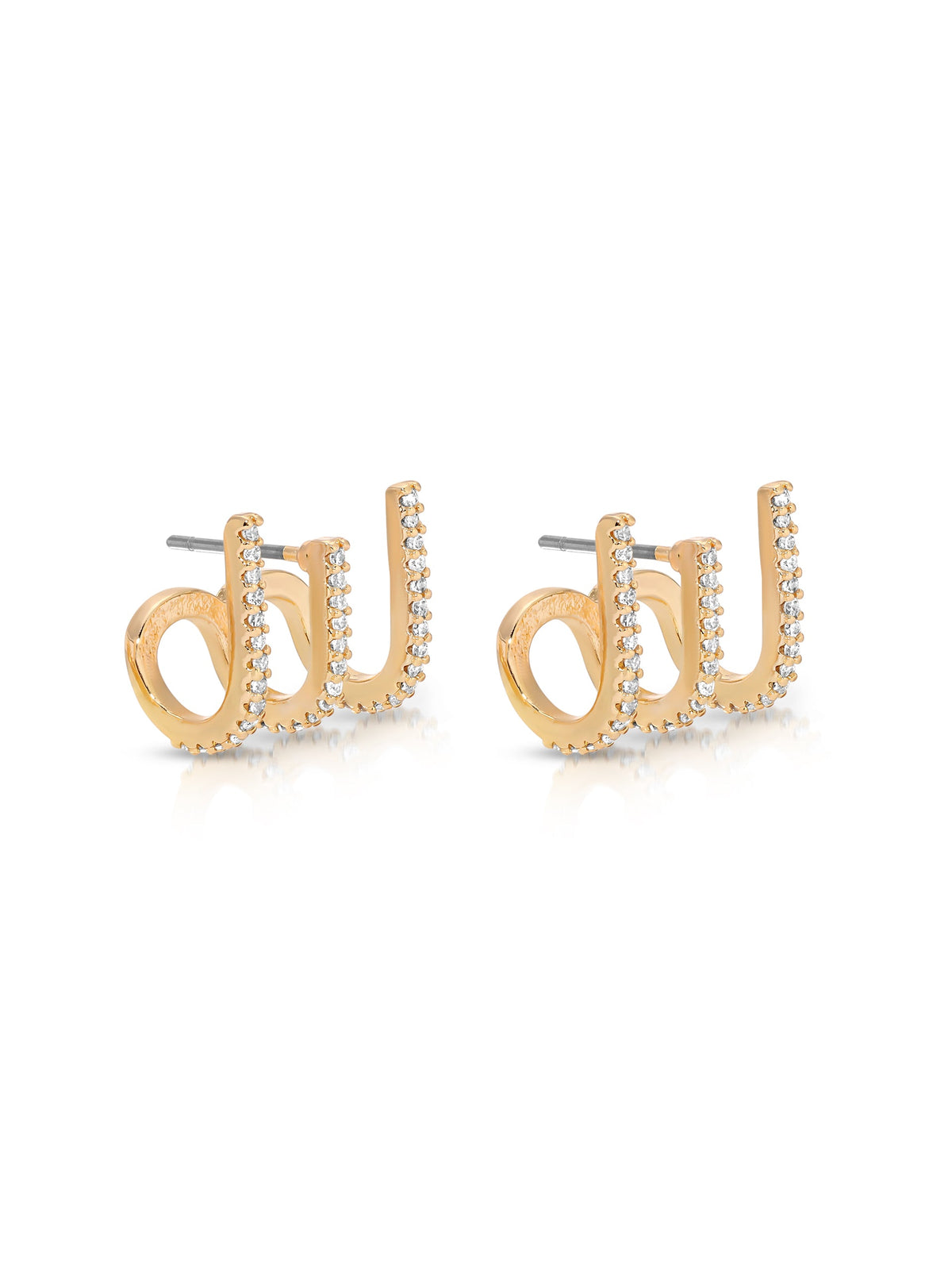 Sparkle Triple Illusion Ear Wrap - 18k Gold Plated | Ettika