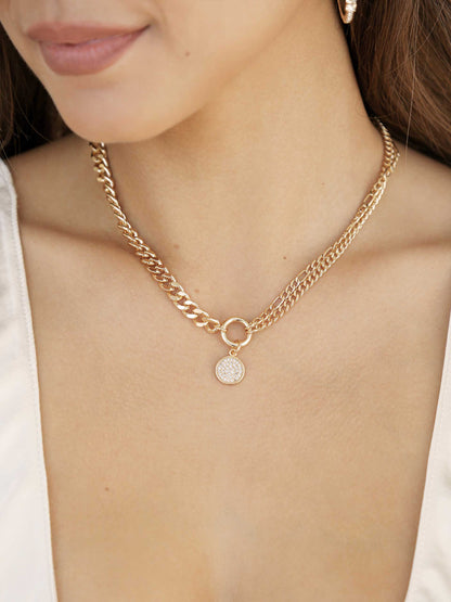 Three Chains Necklace - 18k Gold Plated | Ettika