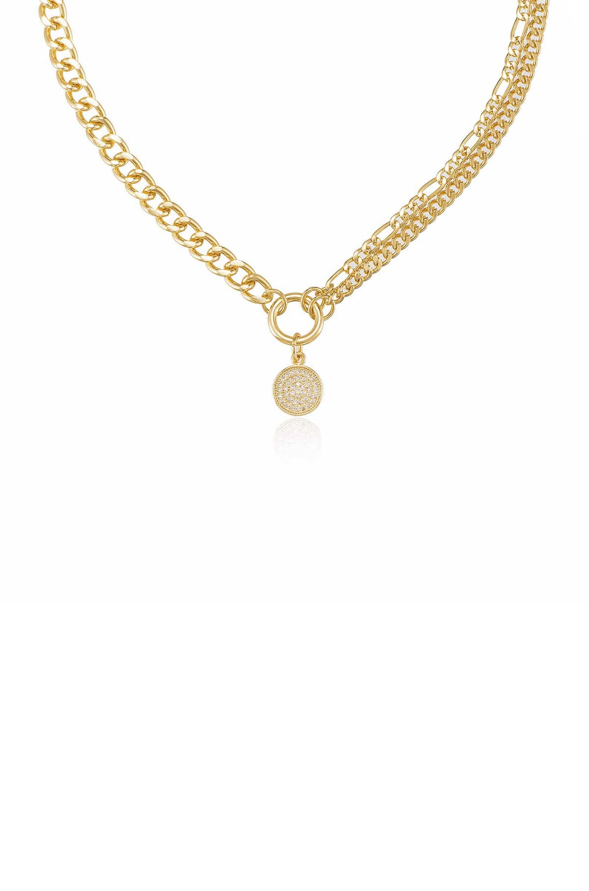 Three Chains Necklace - 18k Gold Plated | Ettika