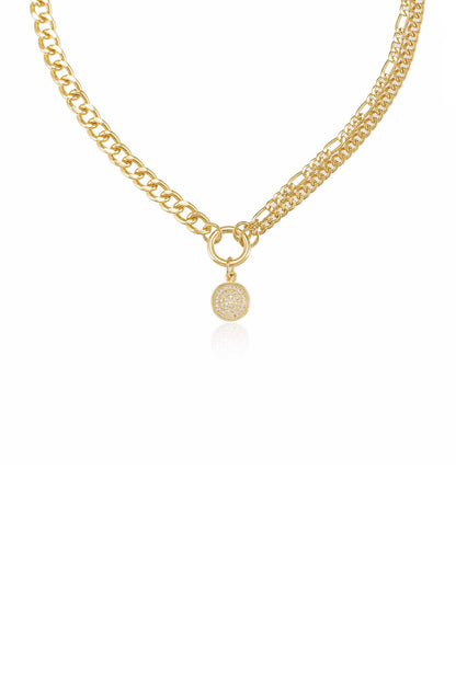 Three Chains Necklace - 18k Gold Plated | Ettika