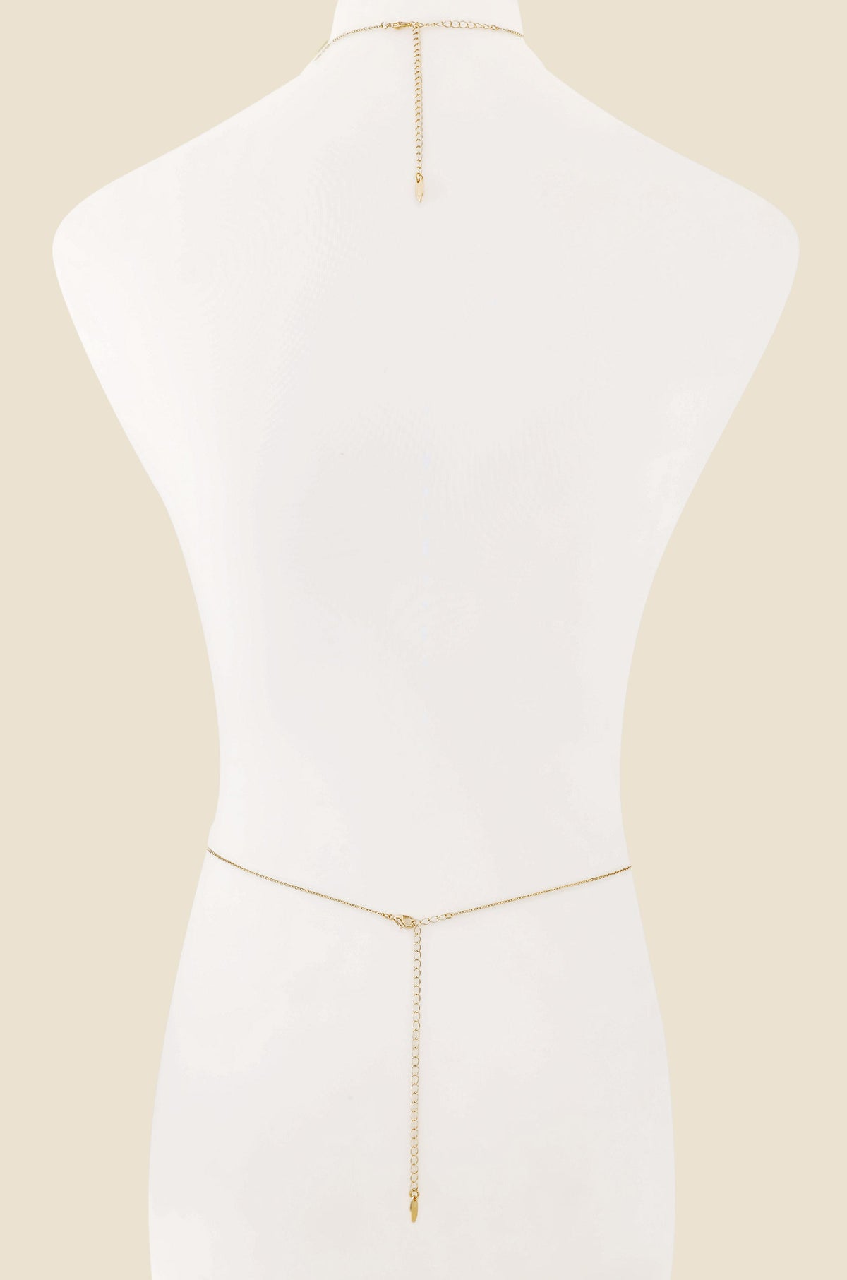 Blissful Crystal Body Chain - Gold Tone | Ettika