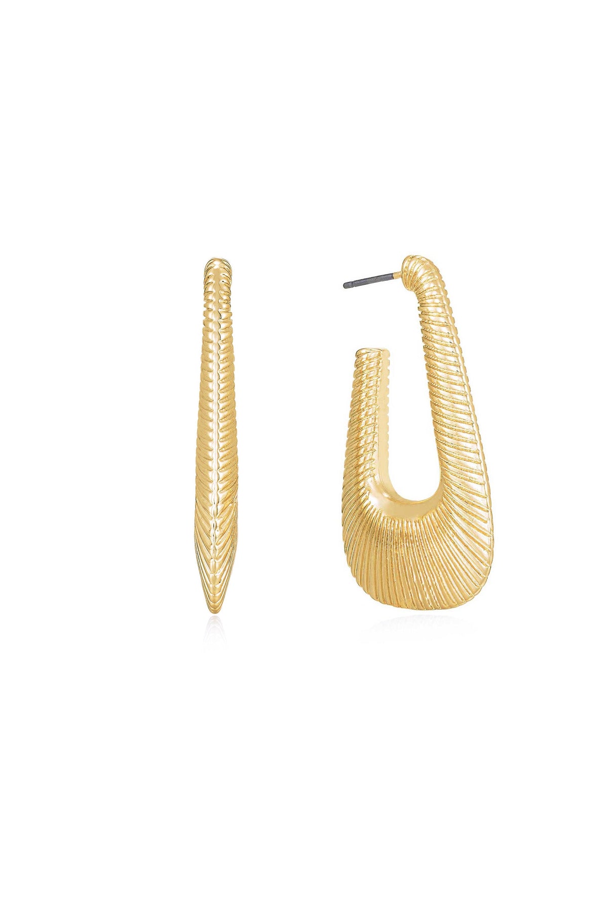 Cleopatra Inspired Hoop Earrings - 18k Gold Plated | Ettika